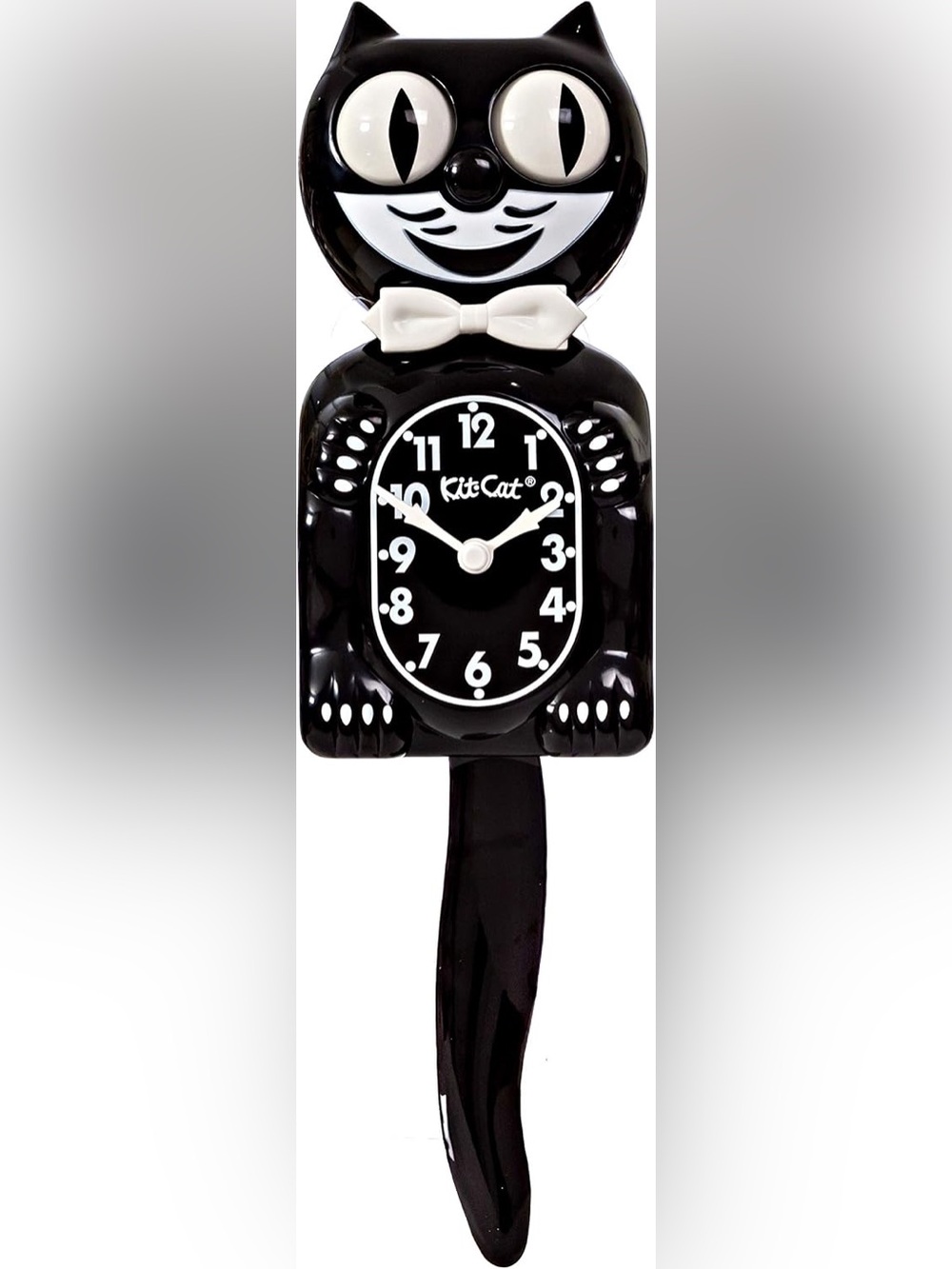 Retro Cat Clock Vintage Nostalgic Classic 15.5 inches